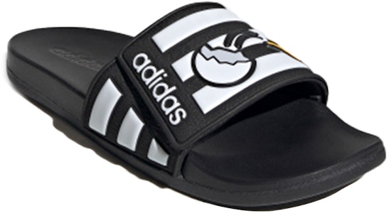 Sandal Unisex adidas neo Adilette Comfort Kuning Hitam Putih 'Black White' FY3037 Lookbook Sandal Unisex adidas neo Adilette Comfort Kuning Hitam Putih 'Black White' FY3037