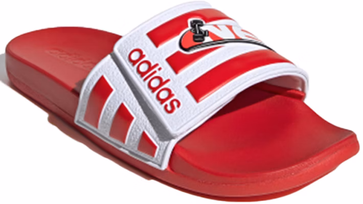 adidas neo Adilette Comfort Adj Yellow Crossover Red White Unisex Slippers 'Red White' FY3040 Lookbook adidas neo Adilette Comfort Adj Yellow Crossover Red White Unisex Slippers 'Red White' FY3040
