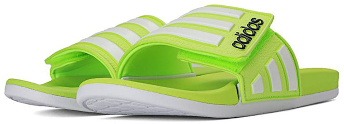 adidas neo Adilette Fluorescent Green Slippers EH2849 Lookbook adidas neo Adilette Fluorescent Green Slippers EH2849