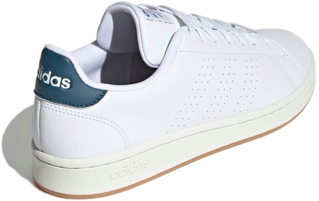 adidas neo Advancourt 休閒 防滑輕便 低筒 滑板鞋 男款 亮白色 Shop adidas neo Advancourt 休閒 防滑輕便 低筒 滑板鞋 男款 亮白色