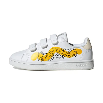 adidas neo Advantage . 'White Yellow'