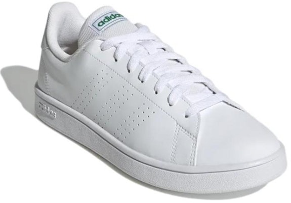 adidas Advantage Base Court 'White Green' GW2063 Lookbook adidas Advantage Base Court 'White Green' GW2063