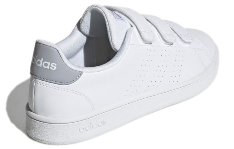 Shop adidas neo優勢基底 舒適耐磨休閒鞋 雲白 男女款