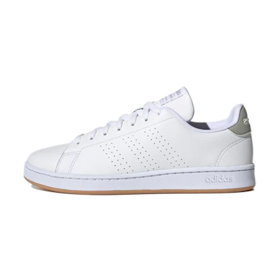 adidas neo Advantage Cozy Wear-Resistant Casual Skate Shoes Unisex White
