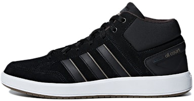 adidas neo All Court Mid 'Black' B43858 adidas neo All Court Mid 'Black' B43858