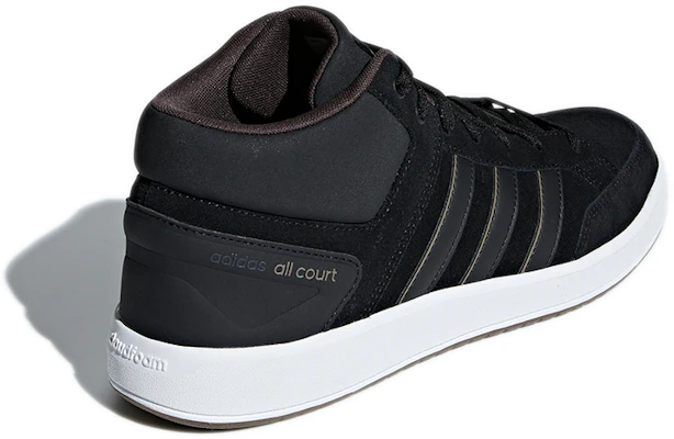 adidas neo All Court Mid 中筒休閒板鞋 黑 Shop adidas neo All Court Mid 中筒休閒板鞋 黑