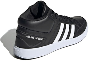 adidas neo All Court Mid 耐磨防滑低筒 球鞋 男女同款 黑白 Shop adidas neo All Court Mid 耐磨防滑低筒 球鞋 男女同款 黑白