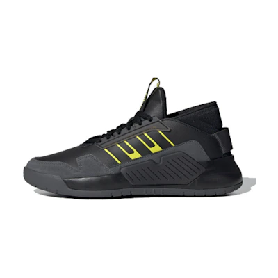 adidas neo Bball90s 'Black Gray Yellow'