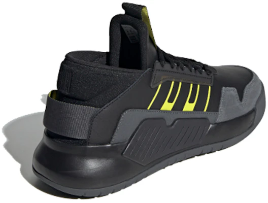 阿迪达斯 NEO Bball90s '黑灰黄' 篮球鞋 EG9027 Lookbook 阿迪达斯 NEO Bball90s '黑灰黄' 篮球鞋 EG9027