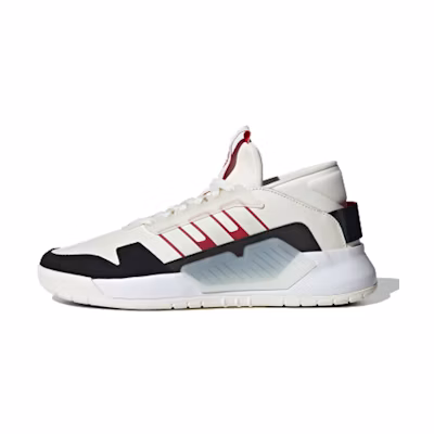 adidas neo BBALL90S Sports Casual Shoes 'Brown Black Red'