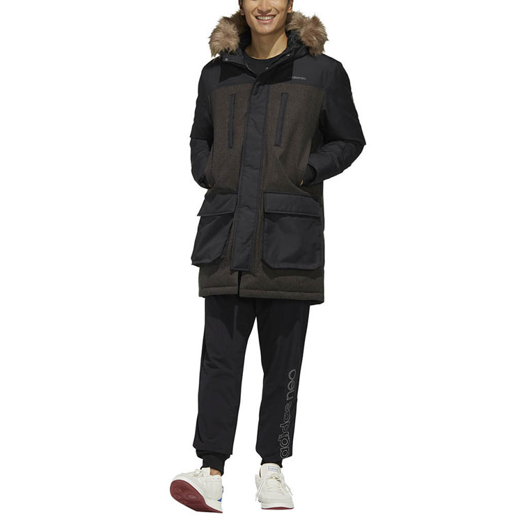 adidas Neo Black Down Jacket - Warm, Comfortable, Breathable EI4393 圖 4