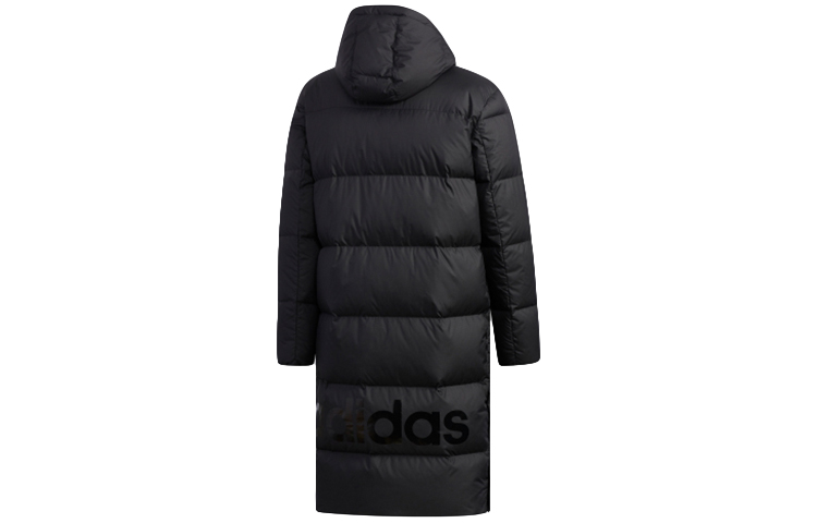 Lookbook adidas NEO Black High Neck Long Down Jacket Winter Coat EI4436