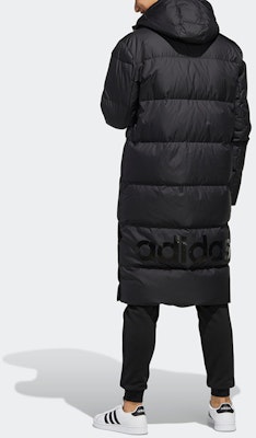 adidas NEO Black High Neck Long Down Jacket Winter Coat EI4436 Purchase adidas NEO Black High Neck Long Down Jacket Winter Coat EI4436