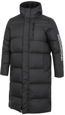 adidas NEO Chaqueta Larga Negra con Capucha Abrigo de Invierno Casual Cálido H45242 Order adidas NEO Chaqueta Larga Negra con Capucha Abrigo de Invierno Casual Cálido H45242