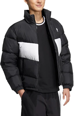 adidas Neo 黑色標誌印花拉鍊羽絨外套 男女長袖款式. HM6173 Purchase adidas Neo 黑色標誌印花拉鍊羽絨外套 男女長袖款式. HM6173