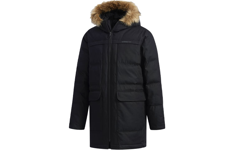 Order adidas Neo Black Mid-Length Down Parka Jacket DM2202