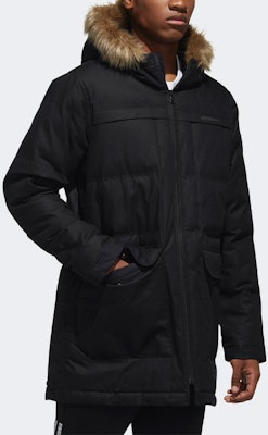 adidas Neo Black Mid-Length Down Parka Jacket DM2202 Sizing adidas Neo Black Mid-Length Down Parka Jacket DM2202