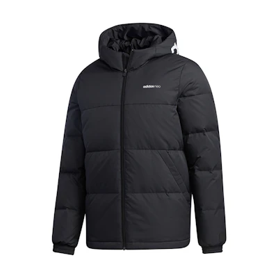 adidas Neo Black Winter Puffer Down Jacket with Hood GJ8815