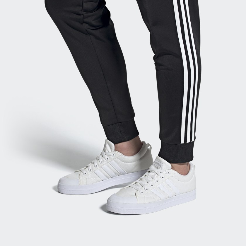 Sizing adidas neo Bravada 休閒 帆布鞋 男款 白色
