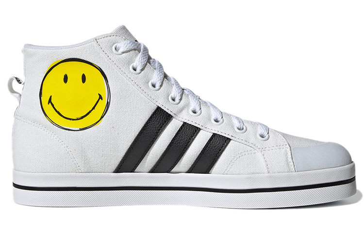Lookbook adidas Neo Bravada Mid Smiley Face Weiß/Gelb/Schwarz G54949