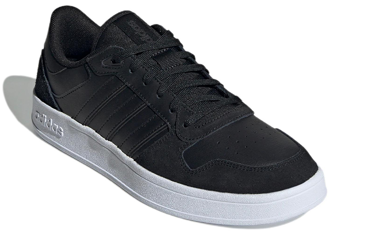 Lookbook adidas neo Breaknet Plu 舒適 休閒 耐磨 低筒 帆布鞋 男款 黑