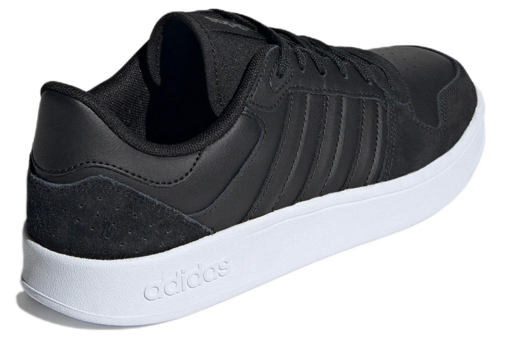 Shop adidas neo Breaknet Plu 舒適 休閒 耐磨 低筒 帆布鞋 男款 黑