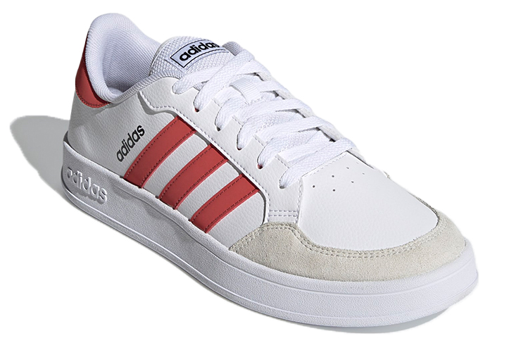 Lookbook アディダス ネオ ブレイクネット 白/赤 FZ1838