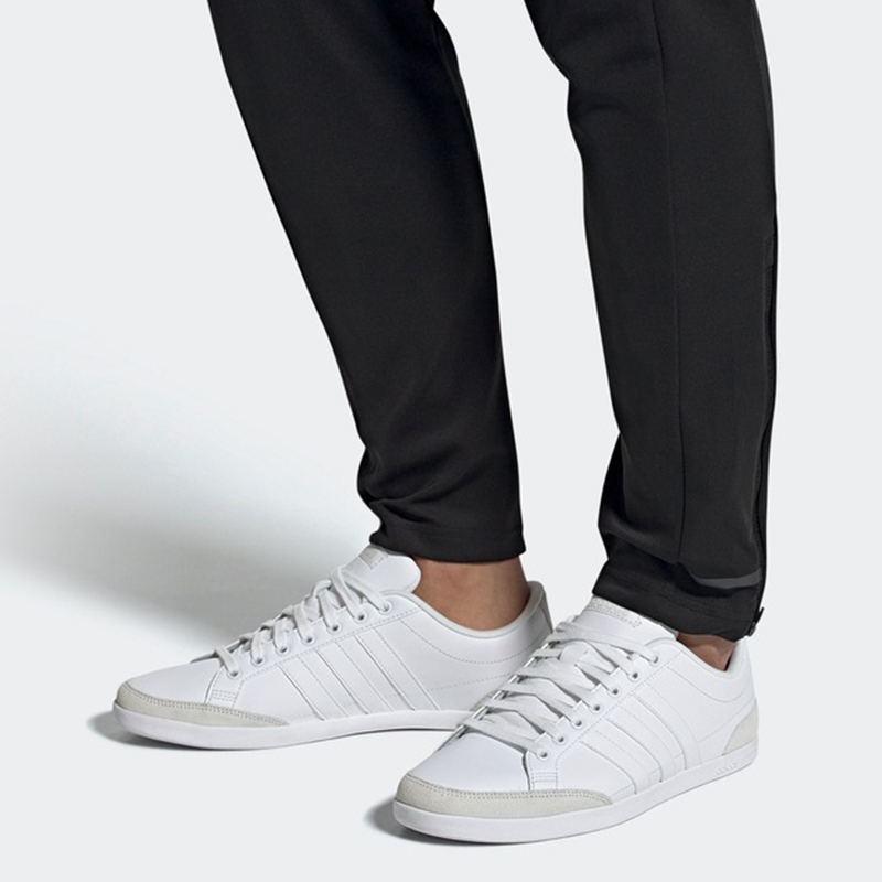Sizing adidas neo Caflaire 復古休閒 防滑耐磨 低筒 板鞋 男款 白