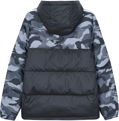 adidas Neo Camo Striped Puffer Jacket Unisex Black HN4764 Lookbook adidas Neo Camo Striped Puffer Jacket Unisex Black HN4764
