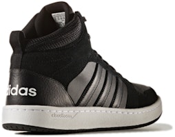 adidas neo Cf Super Hoops Mid 耐磨防滑 中筒休閒板鞋 黑 Shop adidas neo Cf Super Hoops Mid 耐磨防滑 中筒休閒板鞋 黑