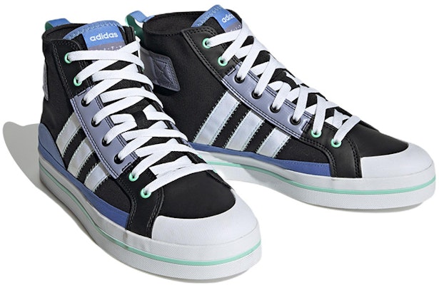 Adidas Neo City Canvas 'Hitam Biru' HQ4619 Lookbook Adidas Neo City Canvas 'Hitam Biru' HQ4619