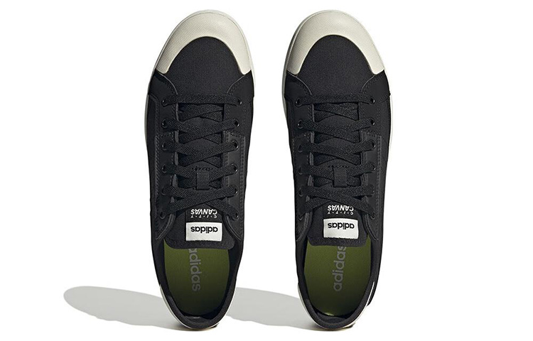 Shop adidas neo 城市帆布 防滑耐磨輕巧 低筒 運動鞋 男女款 黑白