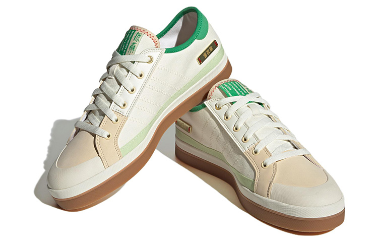 Lookbook アディダス ネオ シティ キャンバス ライトカーキブラウン HQ6929