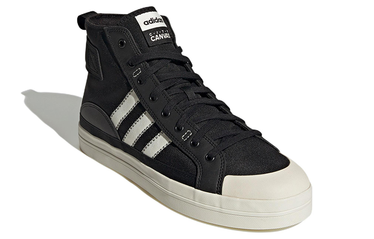 Lookbook adidas neo City Canvas Hi 'Hitam' GY2176