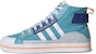 adidas Neo City Canvas Hi 'Biru Putih Jingga' HQ4620