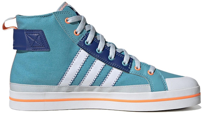 adidas Neo City Canvas Hi 'Biru Putih Jingga' HQ4620 Order adidas Neo City Canvas Hi 'Biru Putih Jingga' HQ4620