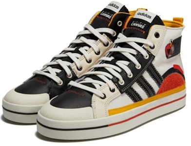 阿迪达斯Neo City Canvas高帮'多彩' GY2187 Lookbook 阿迪达斯Neo City Canvas高帮'多彩' GY2187