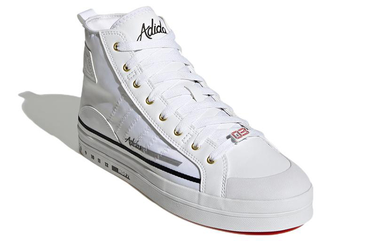 Lookbook adidas Neo City Canvas Hi 'Putih' HP9681