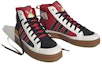 Lookbook adidas neo City Canvas Hi 'Putih Merah Hitam' ID9695