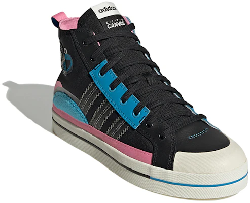 adidas neo City Canvas Hi SSJF x Sesame Street x JF ''Noir Bleu Rose'' GY2189 Lookbook adidas neo City Canvas Hi SSJF x Sesame Street x JF ''Noir Bleu Rose'' GY2189