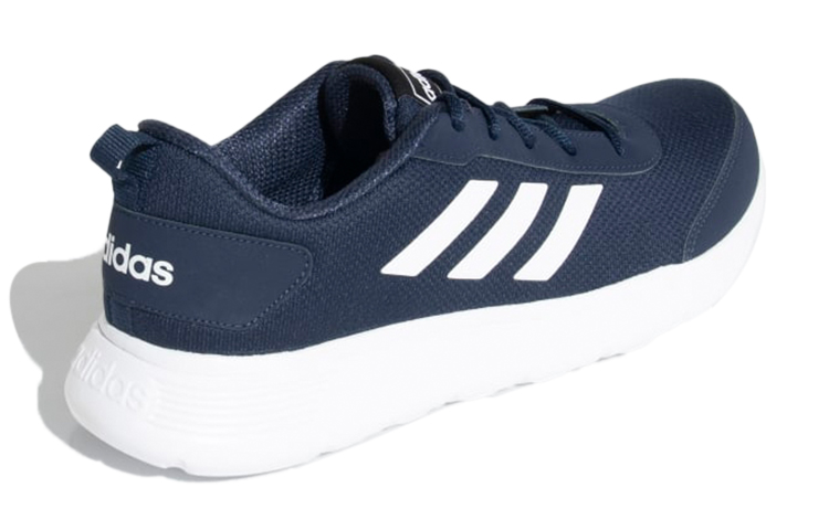 Shop adidas neo 清爽系列 舒適透氣 耐磨運動跑步鞋 深藍色