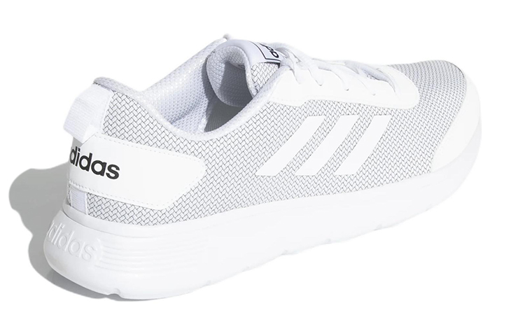 Shop adidas neo 清新因子 耐磨透氣慢跑鞋 白色