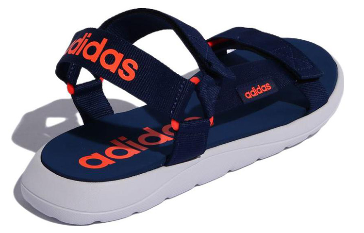 Shop adidas NEO Comfort Sandal 'Blue Orange' EG6690