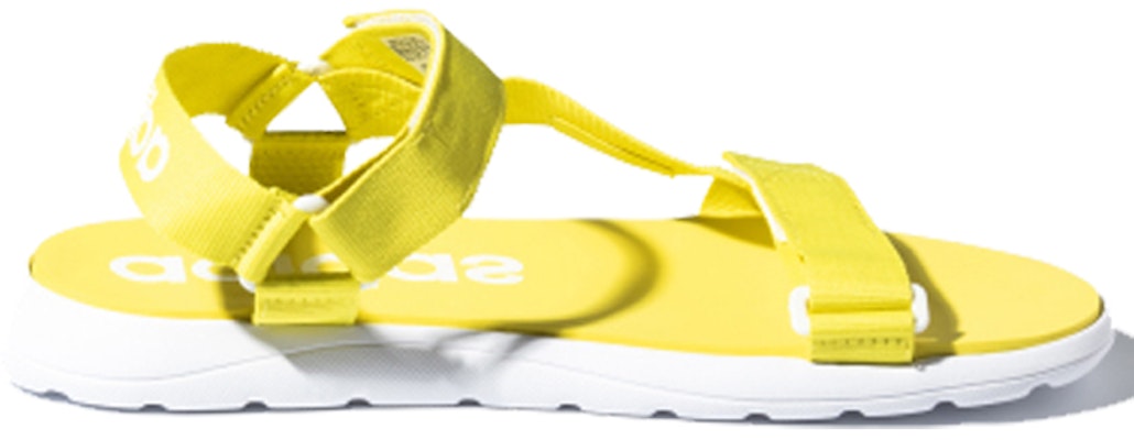 adidas neo Comfort Sandal Fashion Yellow White Sandals 'Yellow White' FU6696 Order adidas neo Comfort Sandal Fashion Yellow White Sandals 'Yellow White' FU6696