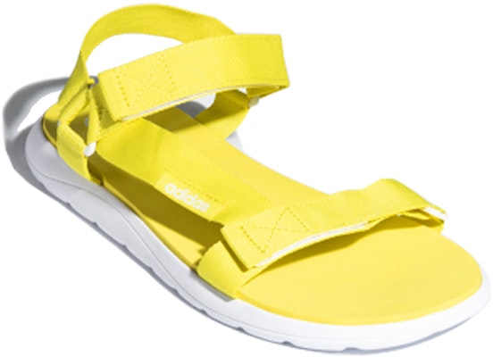 adidas neo Comfort Sandal Fashion Yellow White Sandals 'Yellow White' FU6696 Lookbook adidas neo Comfort Sandal Fashion Yellow White Sandals 'Yellow White' FU6696