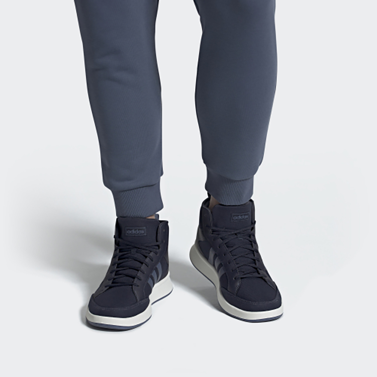 Sizing 아디다스 네오 코트80s 미드 블루/화이트 EE9684