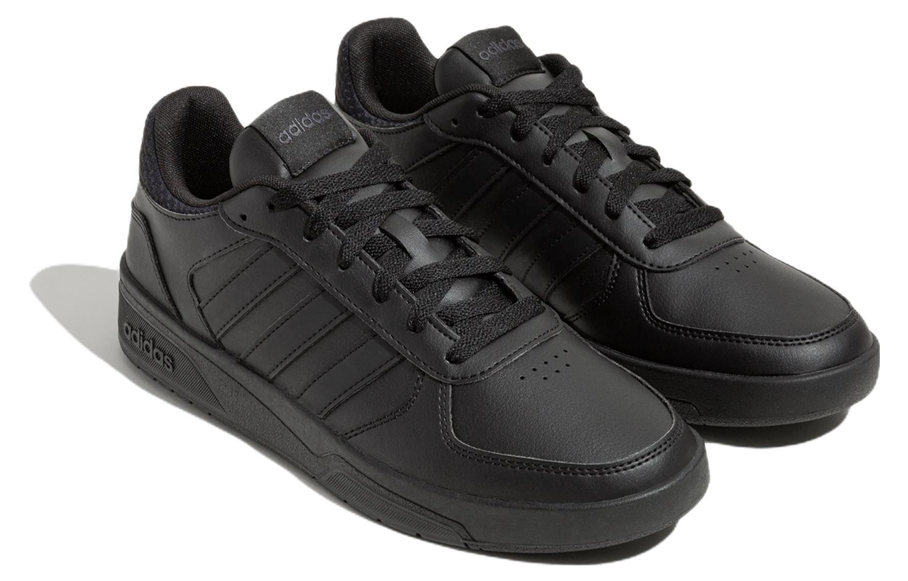 Lookbook adidas neo Courtbeat 防滑耐磨 低筒 板鞋 黑色