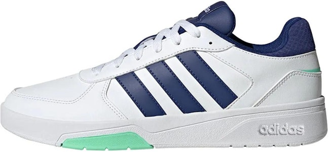 adidas neo Courtbeat 防滑耐磨 低筒 板鞋 男款 白青 Buy adidas neo Courtbeat 防滑耐磨 低筒 板鞋 男款 白青