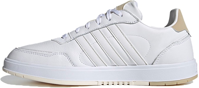 adidas neo Courtmaster 防滑耐磨 低筒 球鞋 男款 白棕色 Buy adidas neo Courtmaster 防滑耐磨 低筒 球鞋 男款 白棕色