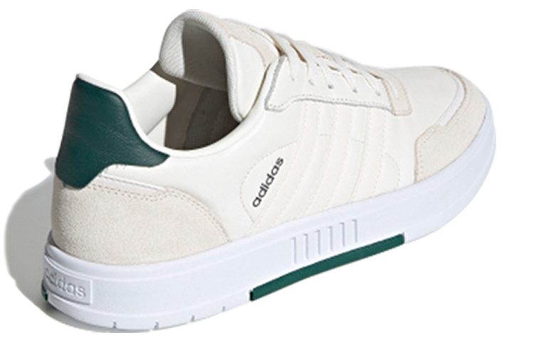 Shop adidas Neo Courtmaster ''Weiß Braun Grün'' FV8107